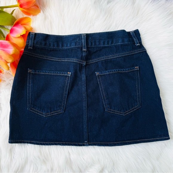 Forever 21 Dark Wash Mini Skirt - Picture 2 of 4